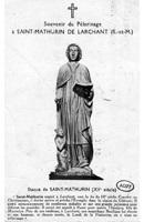 Statue de saint Mathurin.