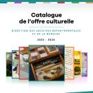 Page de couverture du catalogue de l'offre culturelle