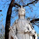 Statue de Mathilde de Flandre dans le Jardin du Luxembourg
