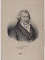 Portrait d’Antoine Alexandre Barbier, estampe, début du XIXe siècle.