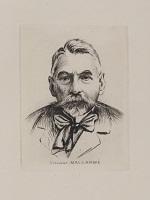 Portrait de Stéphane Mallarmé, estampe.