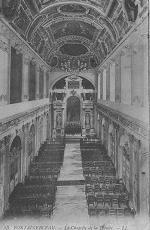 La Chapelle de la Trinité du Château de Fontainebleau est décorée par Martin Fréminet à partir de 1608.