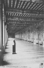 La Galerie des cerfs, décorée par Toussaint Dubreuil avec des peintures de châteaux du roi de France.