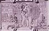 Détail de la fresque l'Éléphant royal de Rosso Fiorentino.