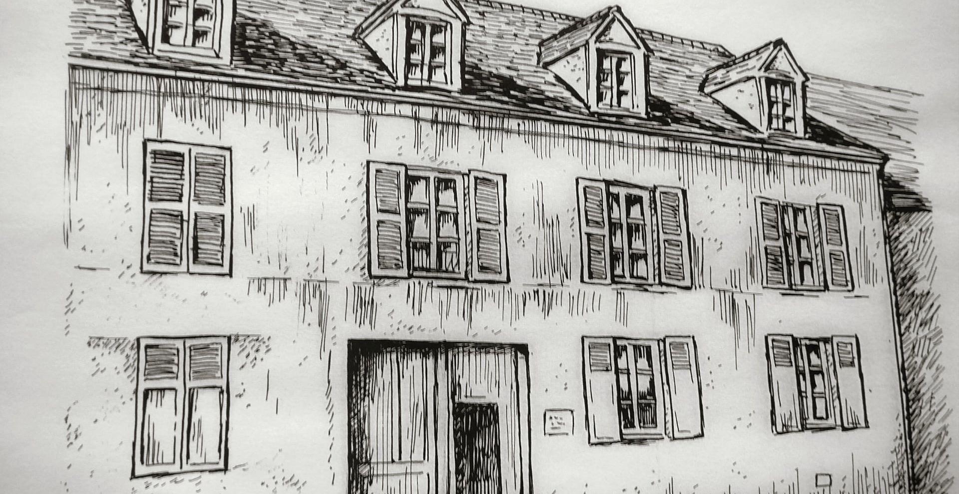 Illustration d'une façade de maison