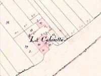Extrait du plan de la section C du cadastre napoléonien de la commune d'Othis.