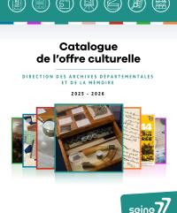 page de couverture du catalogue de l'offre culturelle