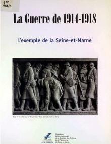 Couverture du Mémoire & Documents "La guerre de 1914-1918"