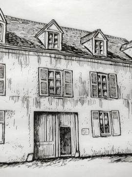 Illustration d'une façade de maison