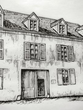 Illustration d'une façade de maison