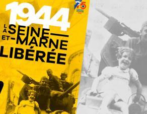 Couverture de la publication "1944, la Seine-et-Marne libérée"
