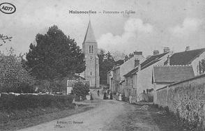 Maisoncelles-en-Brie, panorama de l’église.