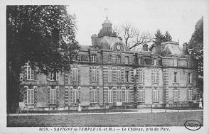 Carte postale du château de La Grange-la-Prévôté à Savigny-le-Temple.