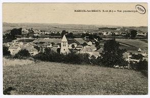 Vue d'ensemble du village de Mareuil-lès-Meaux.