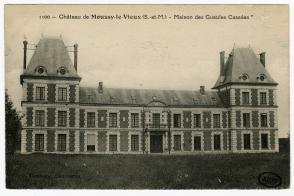 Carte postale : château de Moussy-le-Vieux, maison des Gueules Cassées