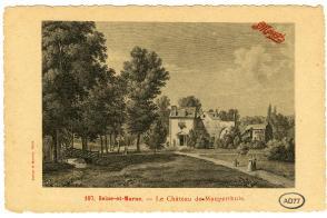 Le château de Mauperthuis. Carte postale
