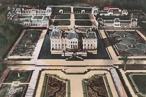 Le château de Vaux-le-Vicomte, carte postale.