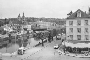 Les bords de Seine à Melun. 