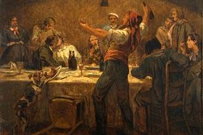 La Noce de Louise Ganne et d'Eugène Cuvelier, 1859, Musée des peintres de Barbizon.