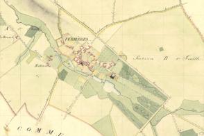 Plan du cadastre de Ferrières-en-Brie.