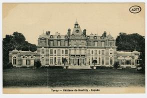 Vue du Château de Rentilly avant l’incendie de 1944.