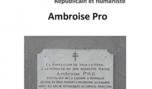 Couverture du livre "Une vie d’engagement : Républicain et humaniste, Ambroise Pro"
