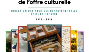 Page de couverture du catalogue de l'offre culturelle