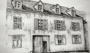 Illustration d'une façade de maison