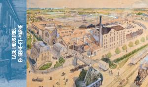 Vue de l'usine Gruber à Melun, et d'un ouvrier meulier à la Ferté-sous-Jouarre