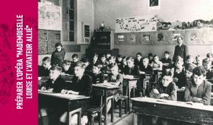 Vue d'une salle de classe durant l'Occupation