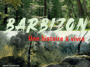 Couverture de l'ouvrage "Barbizon, une histoire à vivre"