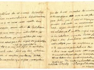 Lettre adressée par Bossuet à « ces messieurs du présidial de Meaux », à Versailles le 25 novembre 1699.