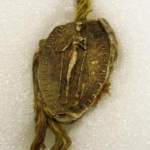 Détail du sceau de Blanche de Champagne