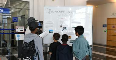 Une équipe de jeunes du rallye d'EducapCity