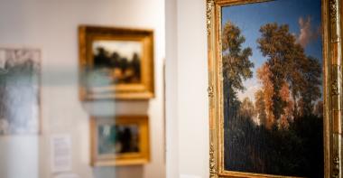 tableaux dans le musée de barbizon