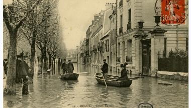 Meaux, inondations cours Raoult