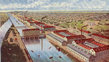 Vue générale de l’usine de Noisiel