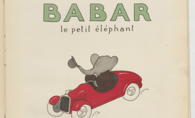 Couverture de la première édition de l'Histoire de Babar