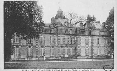 Carte postale du château de La Grange-la-Prévôté à Savigny-le-Temple.