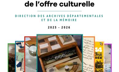 Page de couverture du catalogue de l'offre culturelle