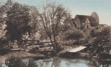 Paysage de Grez-sur-Loing, carte postale, 2fi12027