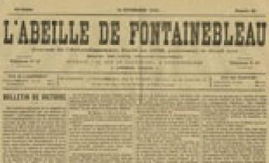 Journal Abeille de Fontainebleau