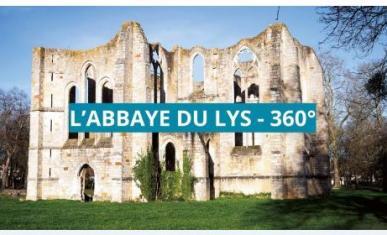Vue de l'abbaye du Lys 360°