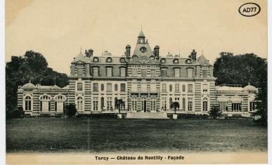 Vue du Château de Rentilly avant l’incendie de 1944.