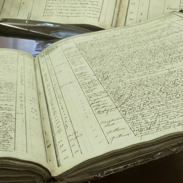 Répertoire de notaire ouvert