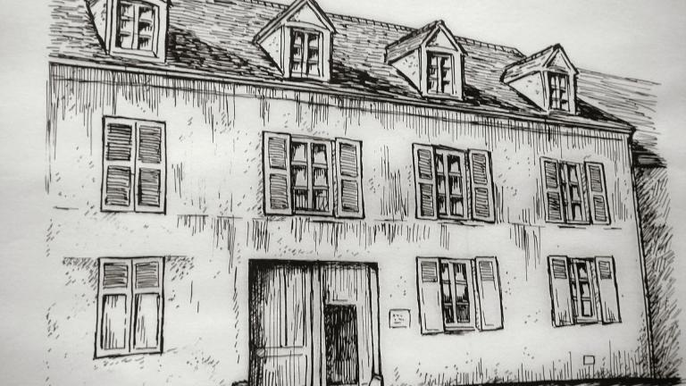 Illustration d'une façade de maison