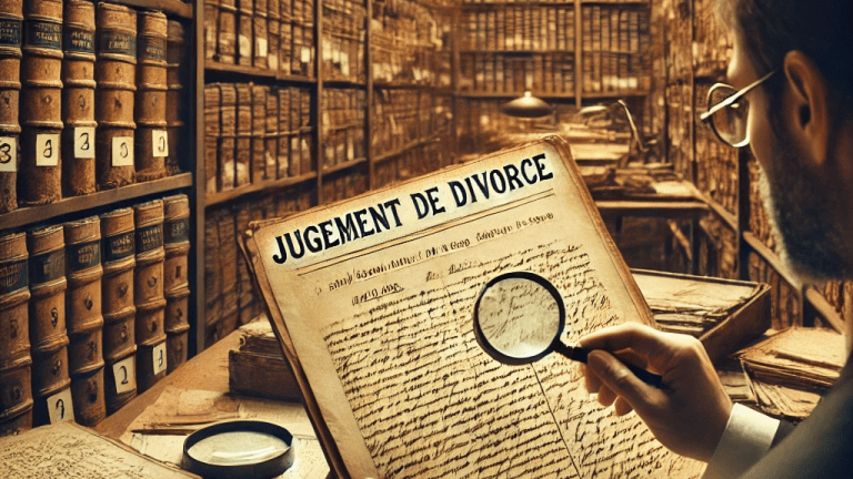 Illustration jugement de divorce