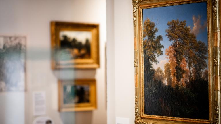 tableaux dans le musée de barbizon