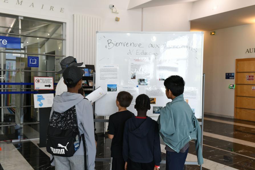 Une équipe de jeunes du rallye d'EducapCity