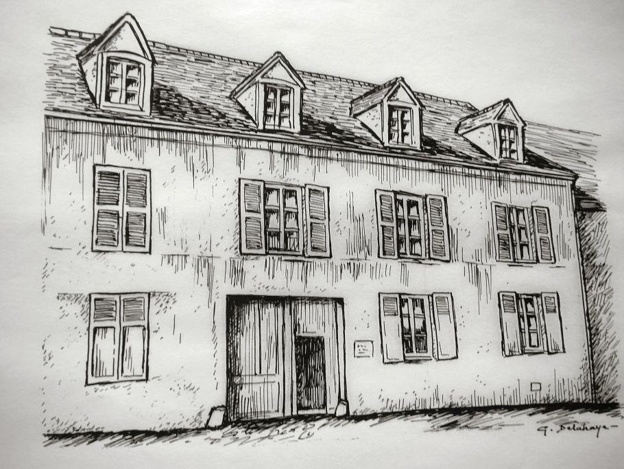 Illustration d'une façade de maison